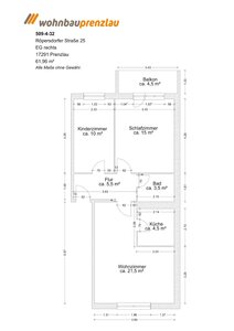 Bild 3 zum Mietangebot 3-Zimmer-Wohnung im ERDGESCHOSS
